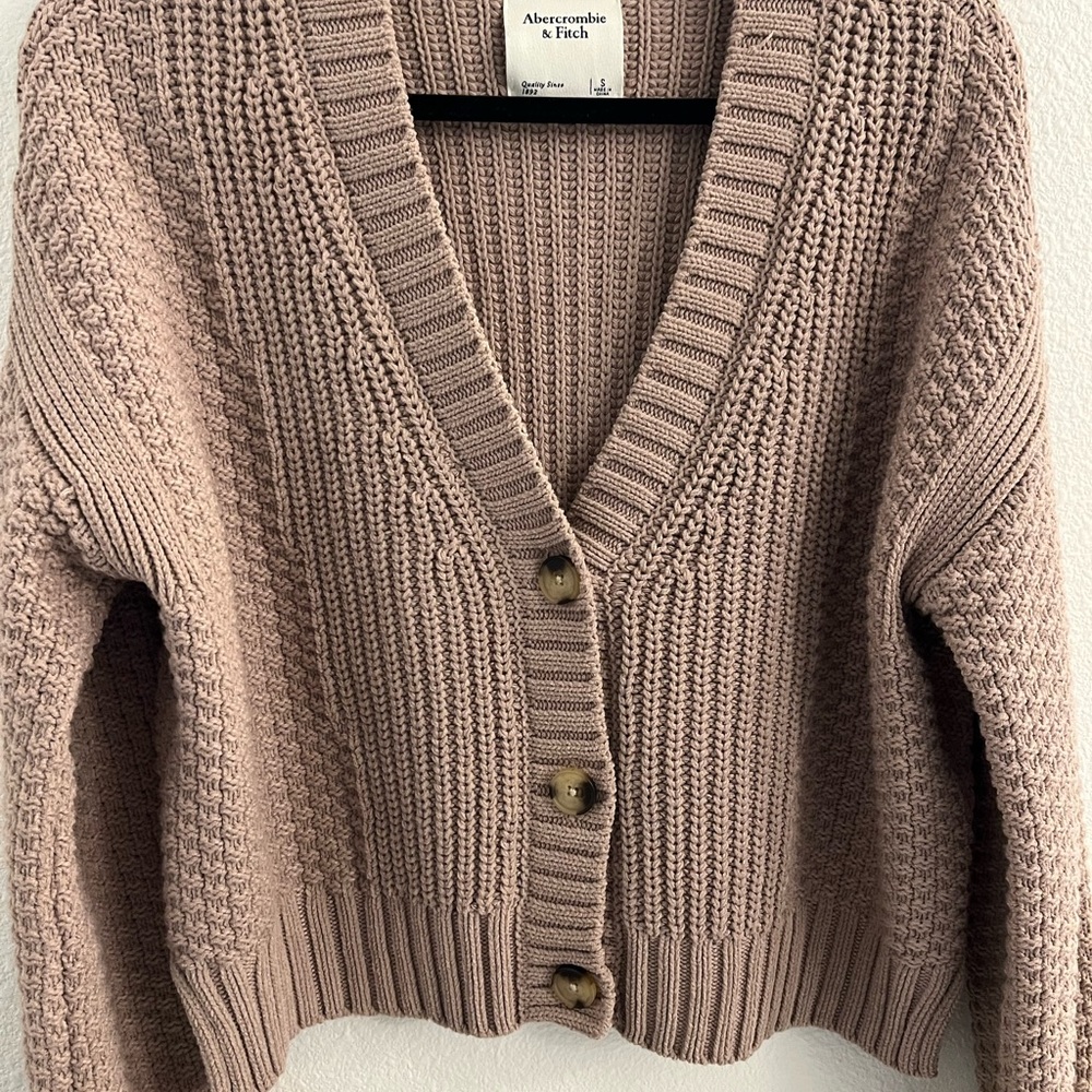 Abercrombie Cardigan Taupe
